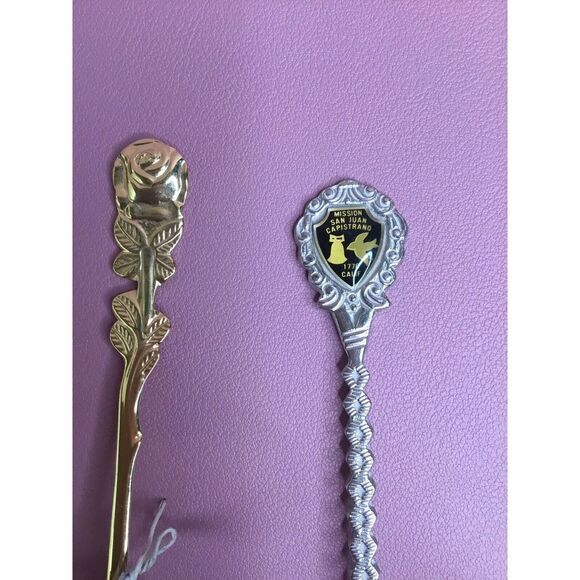 Vintage Lot of 10Souvenir Collector's Spoon‎ - Picture 4 of 9